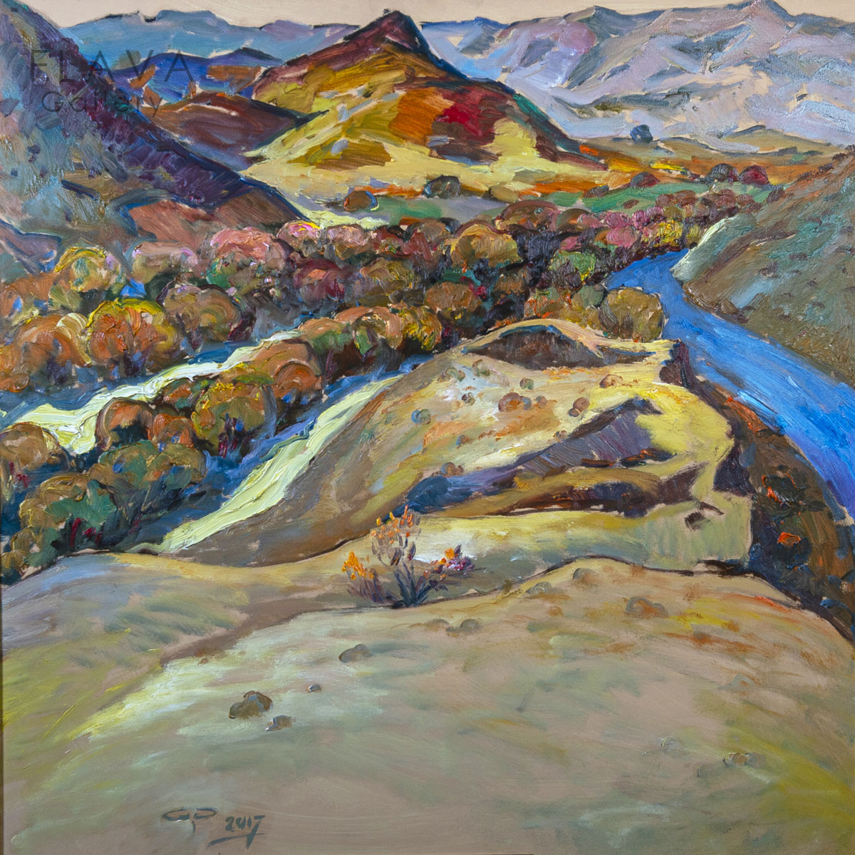 Autumn in a Manysh village